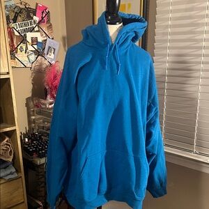 Gildan Vibrant Blue Men's Sweatshirt- 3X